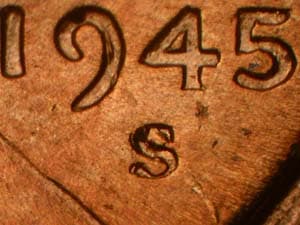 1945-S Repunched Mintmark RPM-007