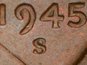 1945-S Repunched Mintmark RPM-010