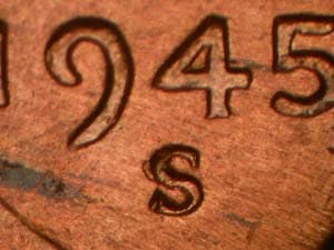 1945-S Repunched Mintmark RPM-015
