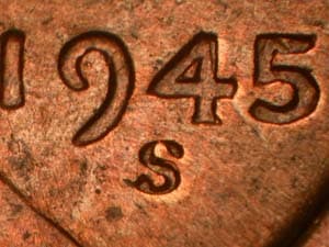 1945-S Repunched Mintmark RPM-018
