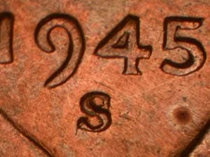 1945-S Repunched Mintmark RPM-019