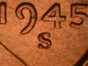 1945-S Repunched Mintmark RPM-025