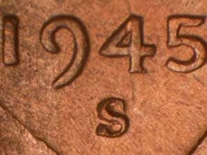 1945-S Repunched Mintmark RPM-026