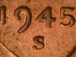 1945-S Repunched Mintmark RPM-030