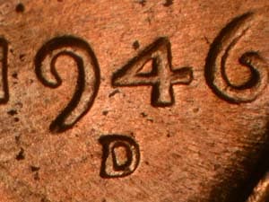 1946-D Repunched Mintmark RPM-005