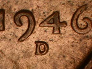 1946-D Repunched Mintmark RPM-006