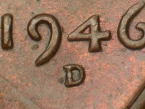1946-D Repunched Mintmark RPM-013