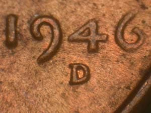 1946-D Repunched Mintmark RPM-019