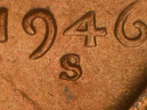 1946-S Repunched Mintmark RPM-004