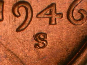 1946-S Repunched Mintmark RPM-014
