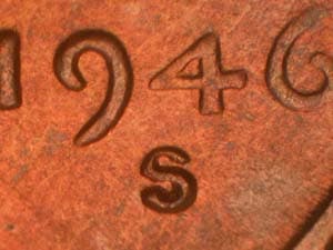 1946-S Repunched Mintmark RPM-016