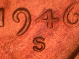 1946-S Repunched Mintmark RPM-026