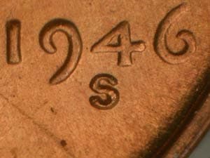 1946-S Repunched Mintmark RPM-033