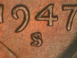 1947-S Repunched Mintmark RPM-002