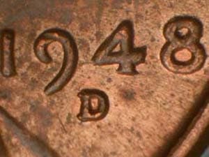 1948-D Repunched Mintmark RPM-005