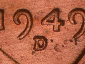 1949-D Repunched Mintmark RPM-009