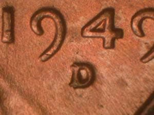 1949-D Repunched Mintmark RPM-010