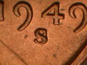 1949-S Repunched Mintmark RPM-009