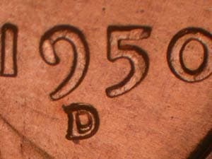 1950-D Repunched Mintmark RPM-005