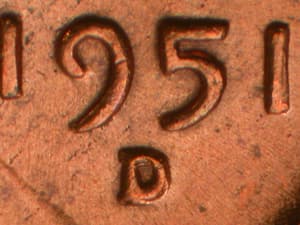 1951-D Repunched Mintmark RPM-004