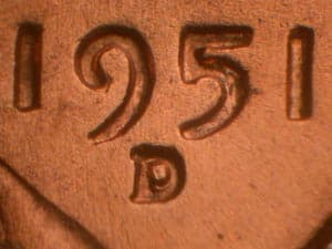 1951-D Repunched Mintmark RPM-006