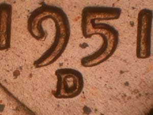 1951-D Repunched Mintmark RPM-015