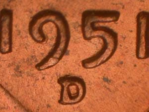 1951-D Repunched Mintmark RPM-025