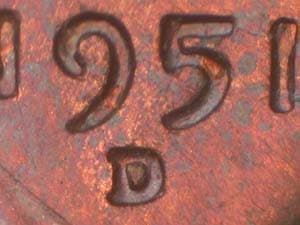 1951-D Repunched Mintmark RPM-026