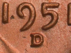 1951-D Repunched Mintmark RPM-029