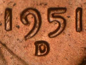 1951-D Repunched Mintmark RPM-033