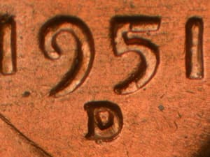 1951-D Over Mint Mark OMM-002