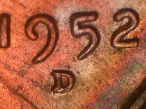 1952-D Repunched Mintmark RPM-006