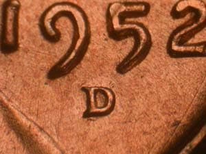 1952-D Repunched Mintmark RPM-025