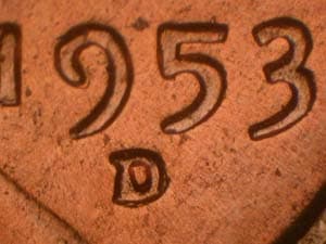 1953-D Repunched Mintmark RPM-003