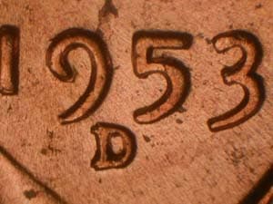 1953-D Repunched Mintmark RPM-006