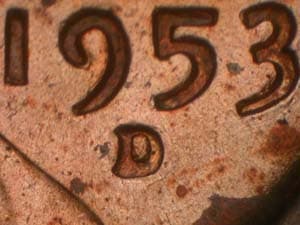 1953-D Repunched Mintmark RPM-015