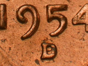 1954-D Repunched Mintmark RPM-001