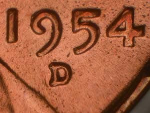 1954-D Repunched Mintmark RPM-003