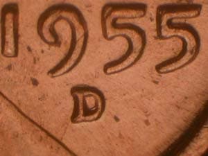 1955-D Repunched Mintmark RPM-006