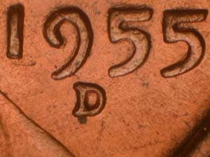 1955-D Repunched Mintmark RPM-009