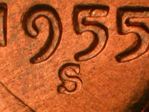 1955-S Repunched Mintmark RPM-001