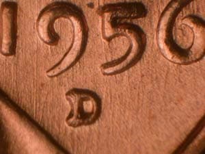 1956-D Repunched Mintmark RPM-002