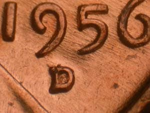 1956-D Repunched Mintmark RPM-004