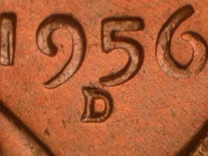 1956-D Repunched Mintmark RPM-007