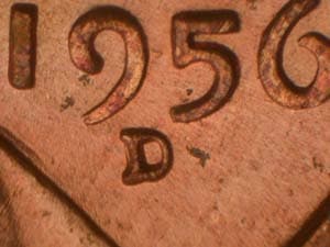 1956-D Repunched Mintmark RPM-011