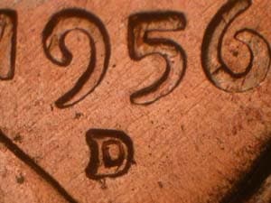 1956-D Repunched Mintmark RPM-012