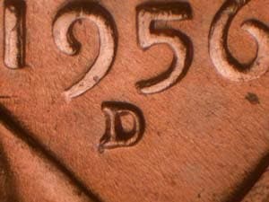 1956-D Repunched Mintmark RPM-017