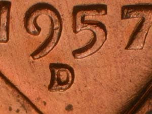 1957-D Repunched Mintmark RPM-001