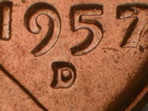 1957-D Repunched Mintmark RPM-006