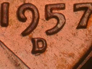 1957-D Repunched Mintmark RPM-007